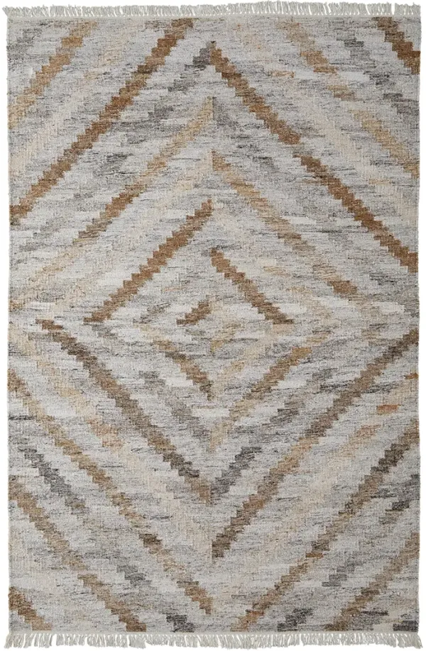 Beckett 0724F Ivory/Gray/Tan 5' x 8' Rug
