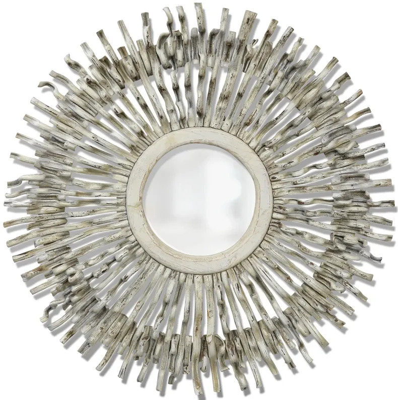 White Washed Vine Mirror