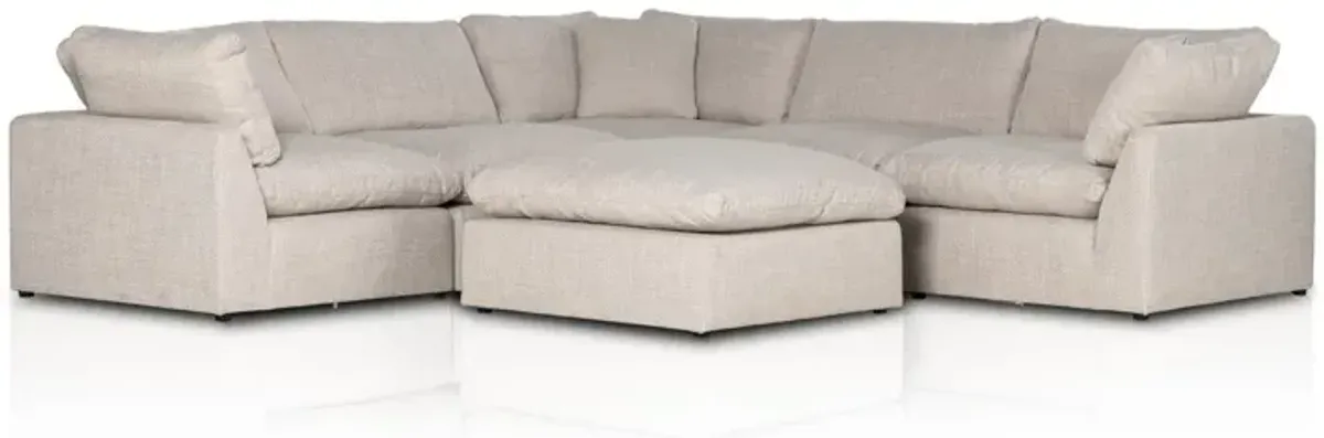 Stevie 5-Piece Sectional with Ottoman