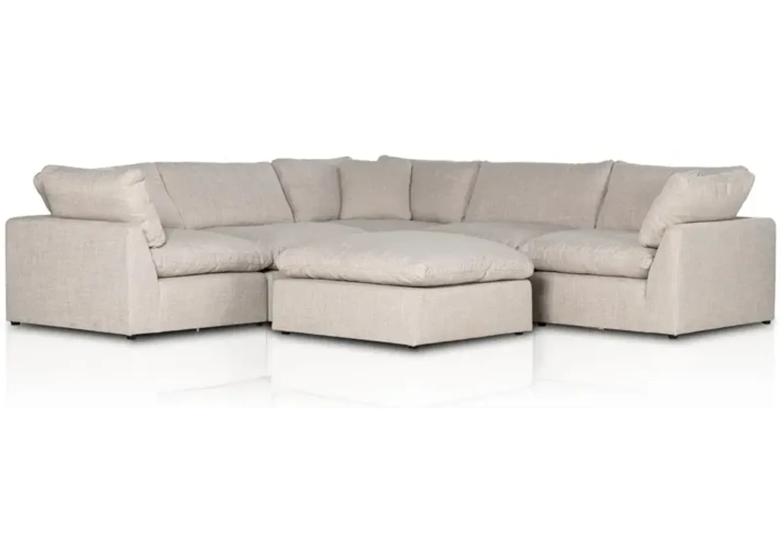 Stevie 5-Piece Sectional with Ottoman