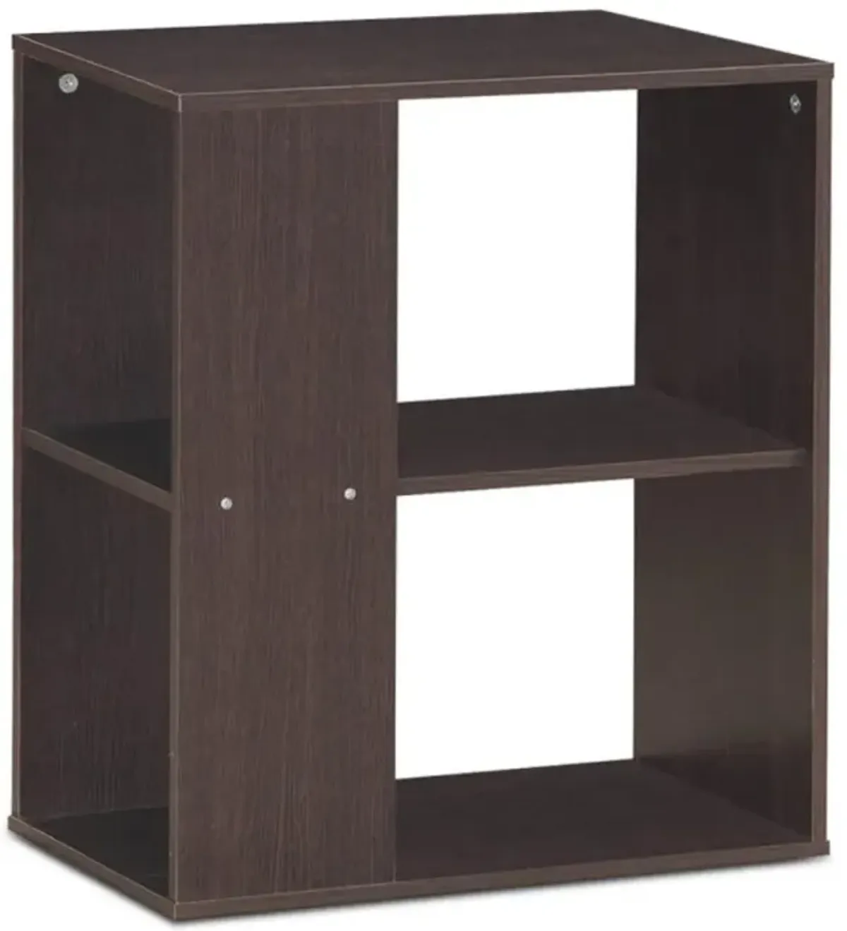 Hivvago 2-Tier Side End Table with Storage Shelves