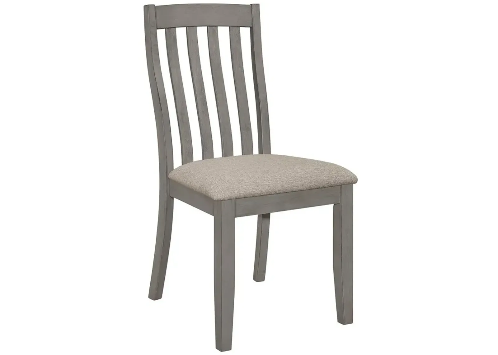 Nogales Slat Back Side Chairs Coastal Grey (Set of 2)