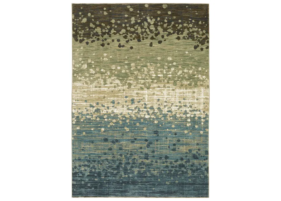 Reed 7'10" x 10'10" Blue Rug