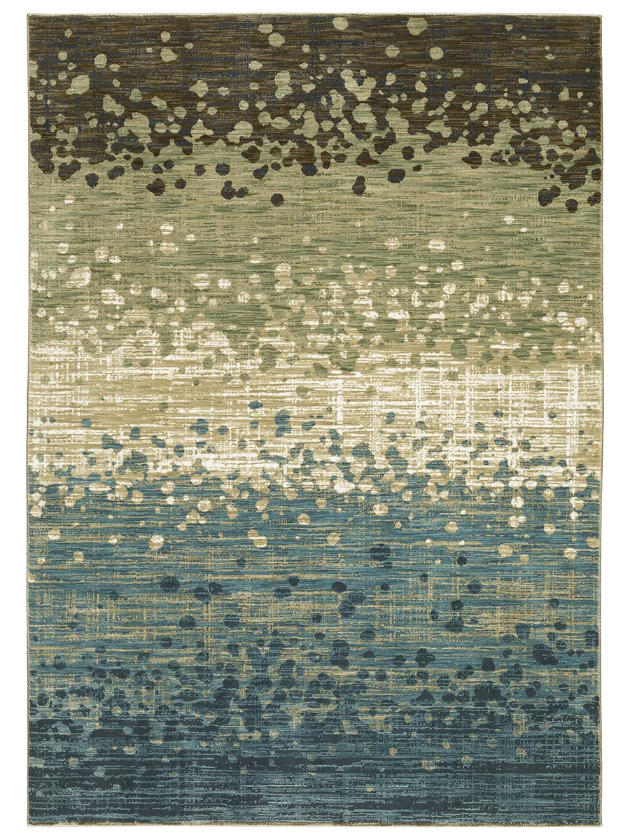 Reed 7'10" x 10'10" Blue Rug