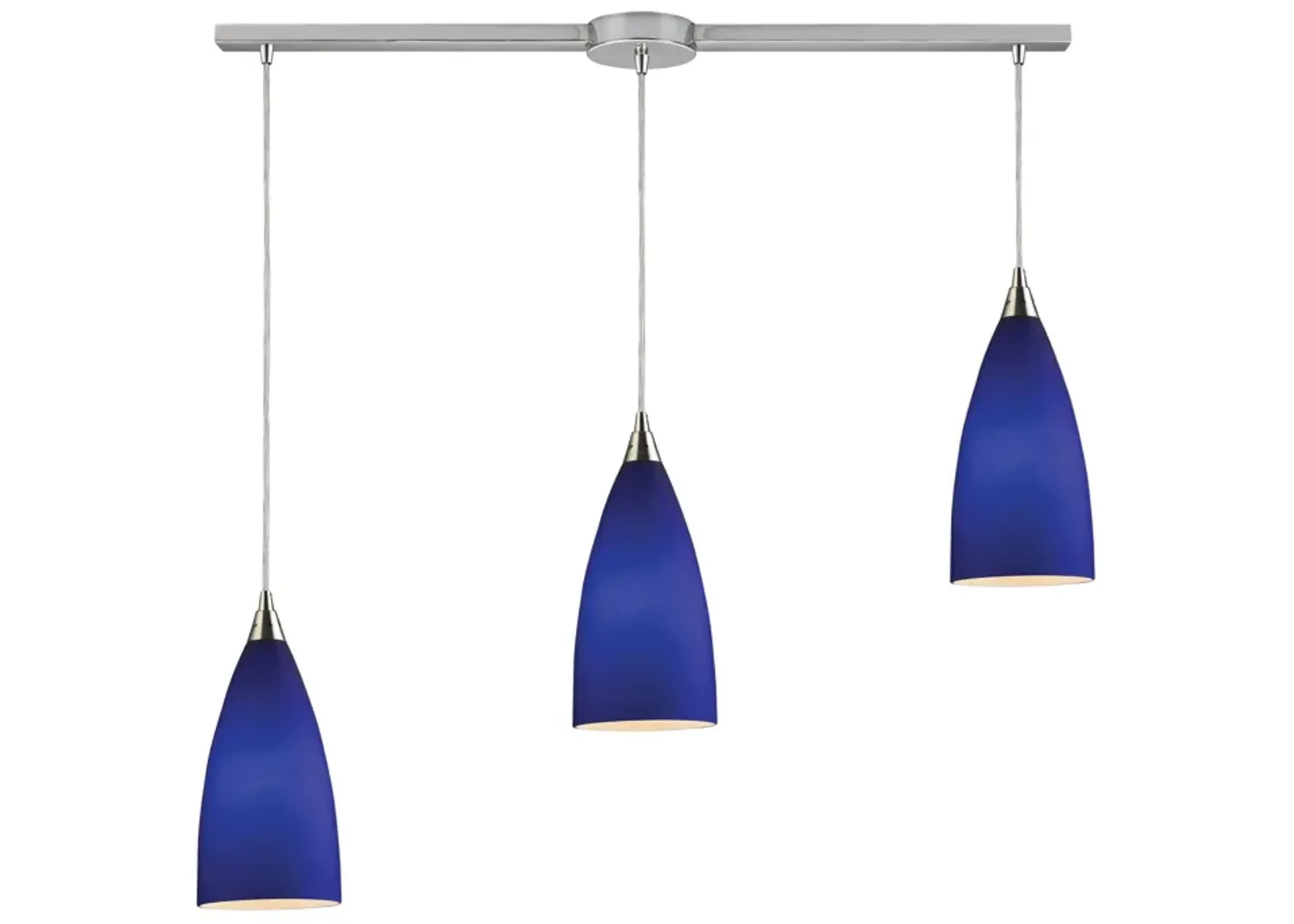 Vesta Slim Blue Linear Pendant