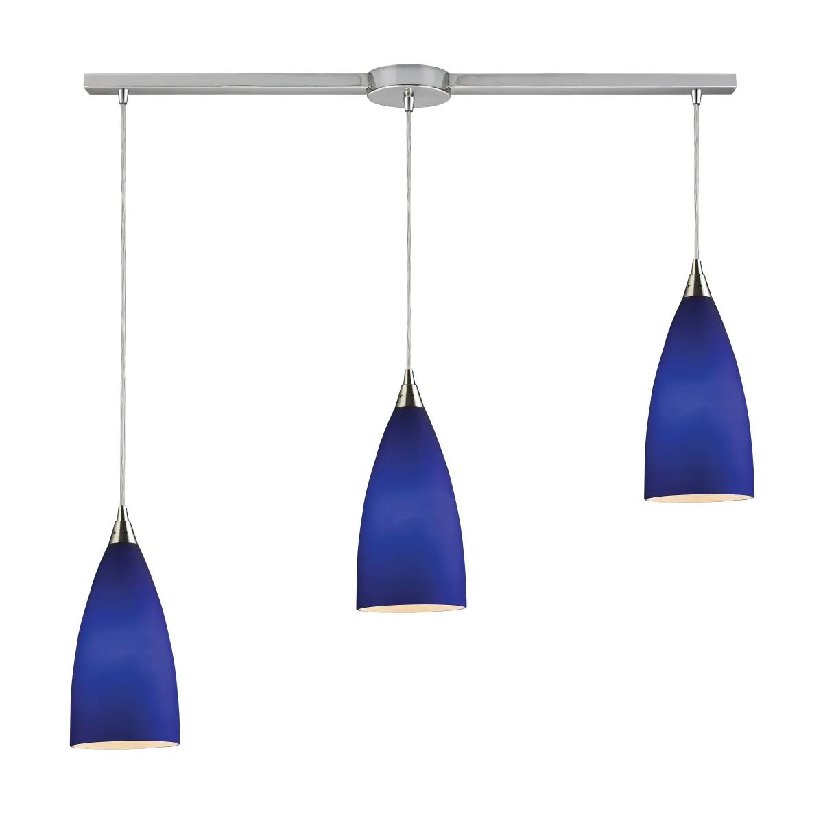 Vesta Slim Blue Linear Pendant