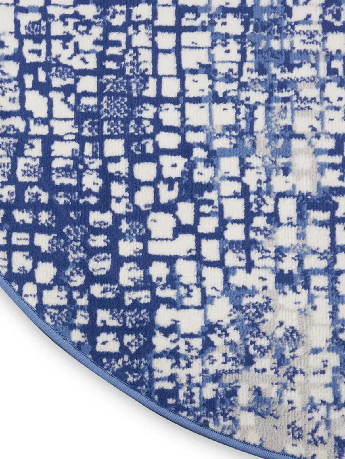 Whimsicle WHS07 Ivory/Navy 8'4" x 11'6" Rug