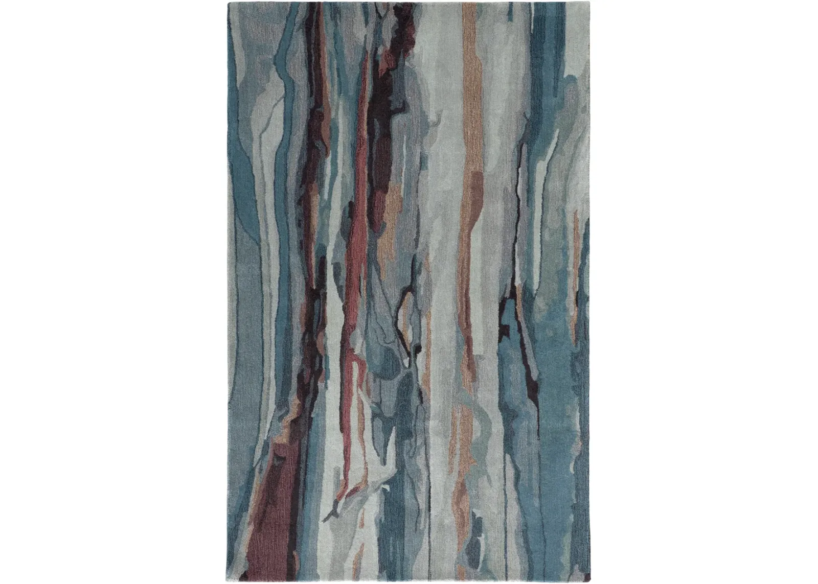 Amira 8634F Blue/Red/Ivory 2' x 3' Rug