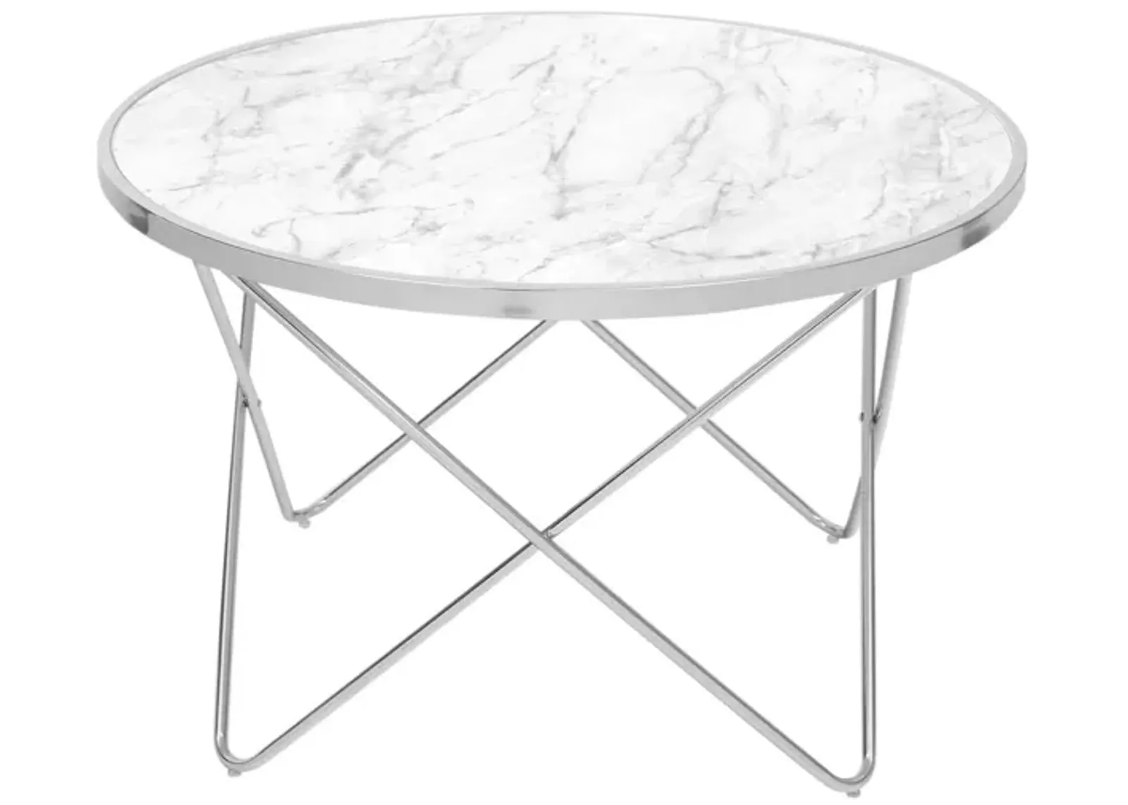 Teamson Home - Faux Marble Coffee Table