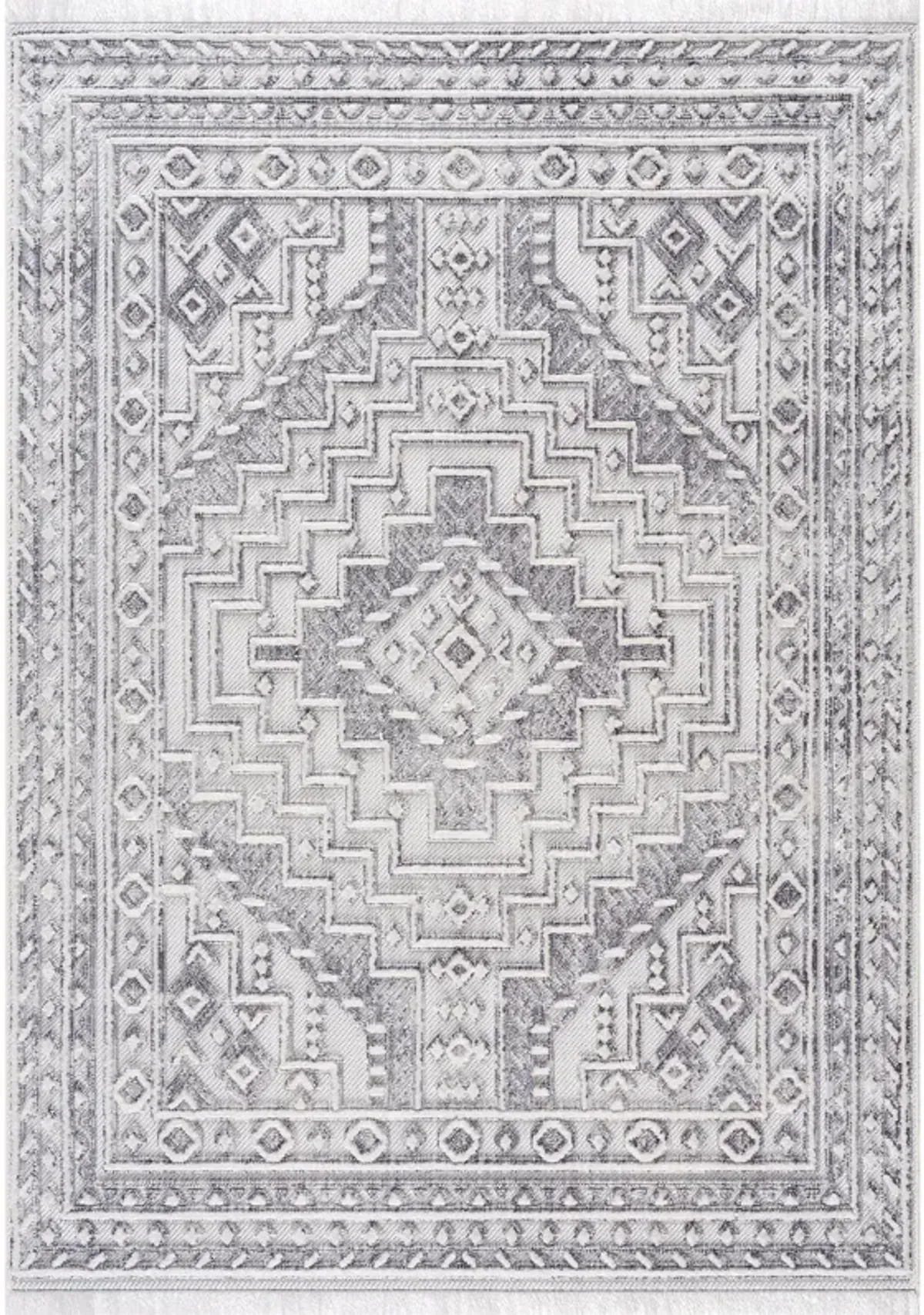 United Weavers Chelsea Novel  Grey Area Rug 5'3 x 7'2