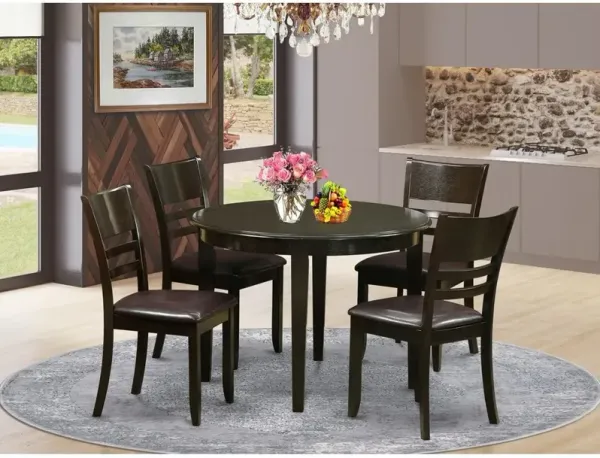 East West Furniture 5 PC  small  Kitchen  Table  set--Kitchen  Dining  nook  and  4  Kitchen  Chairs