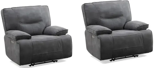Parker Living Gladiator - Cobalt Zero Gravity Power Recliner Two Pack