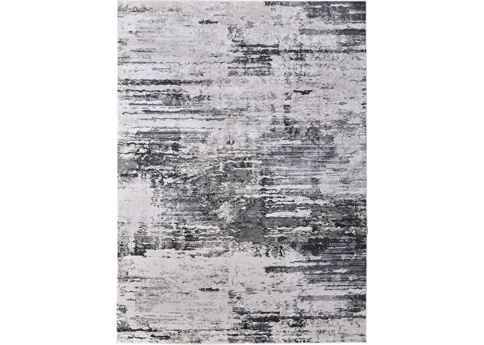 Prasad 39N9F 8' x 11' Ivory/Gray/Taupe Rug