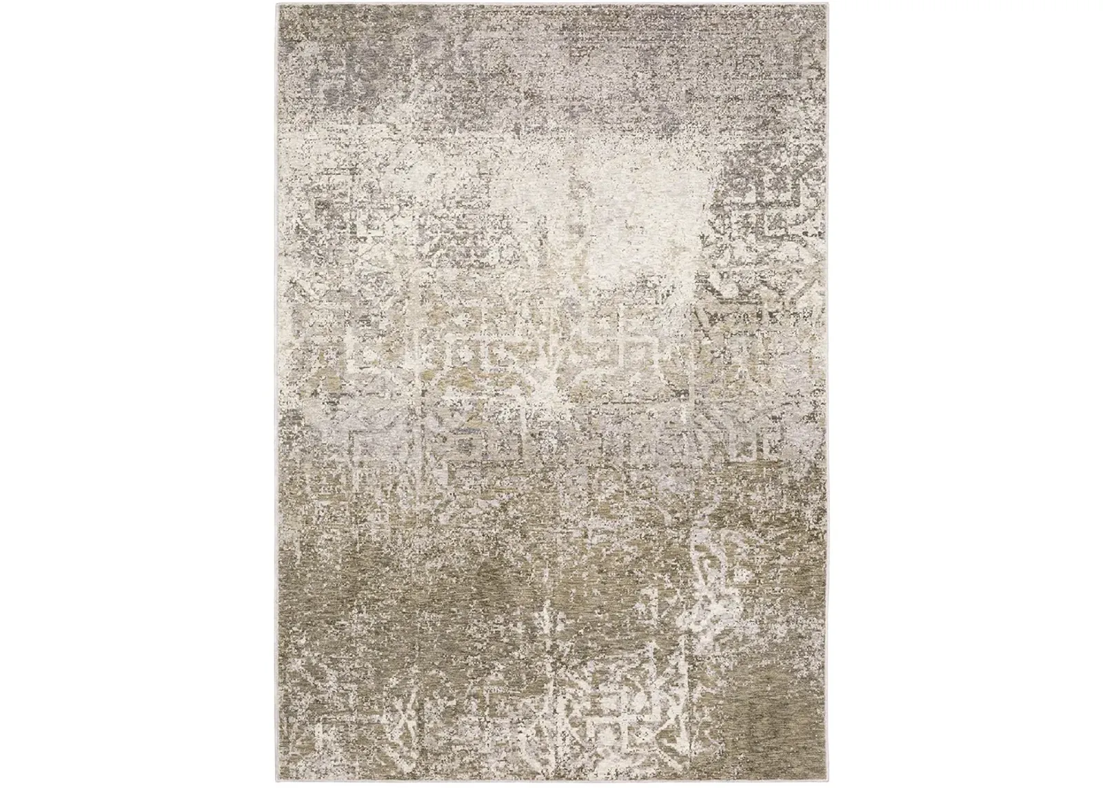 Nebulous 6'7" x 9'6" Beige Rug