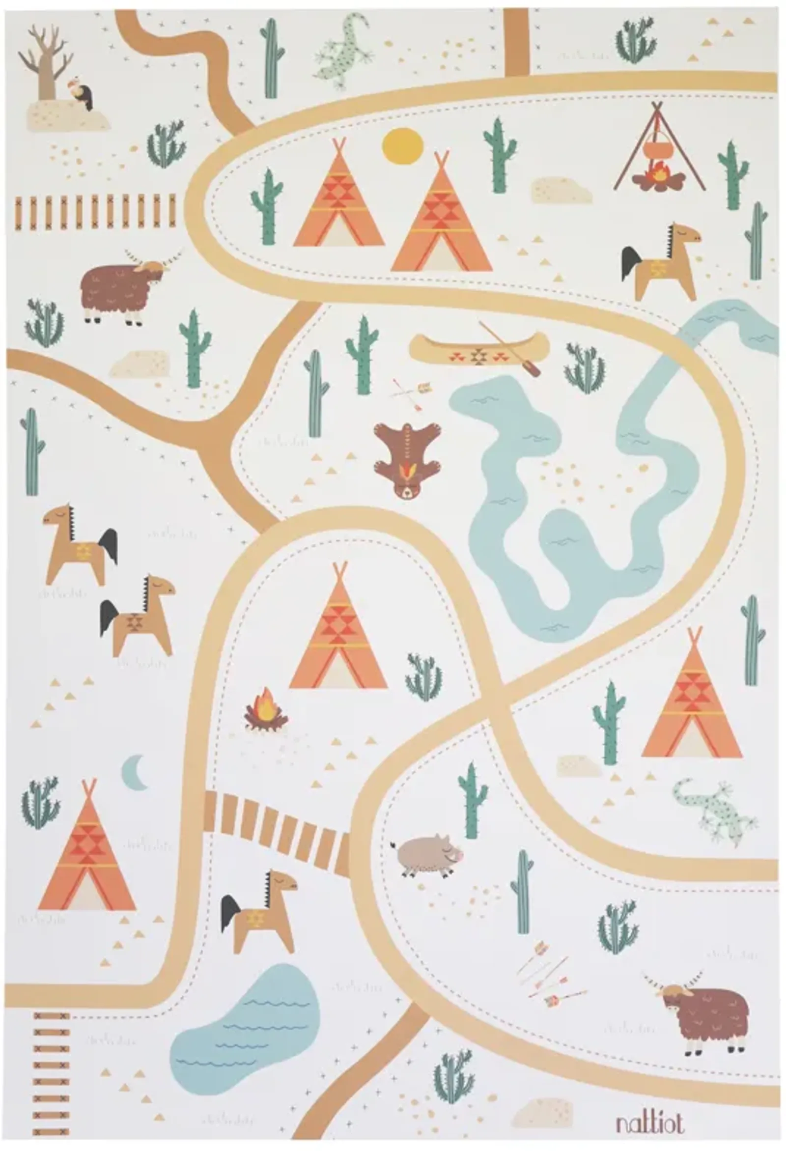 SUPER WESTERN VINYL PLAYRUG