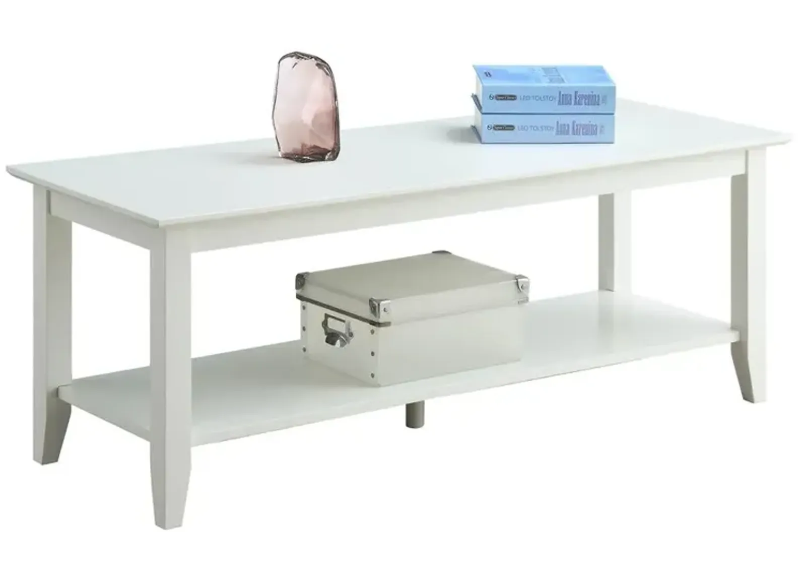 Convience Concept, Inc. American Heritage Coffee Table with Shelf