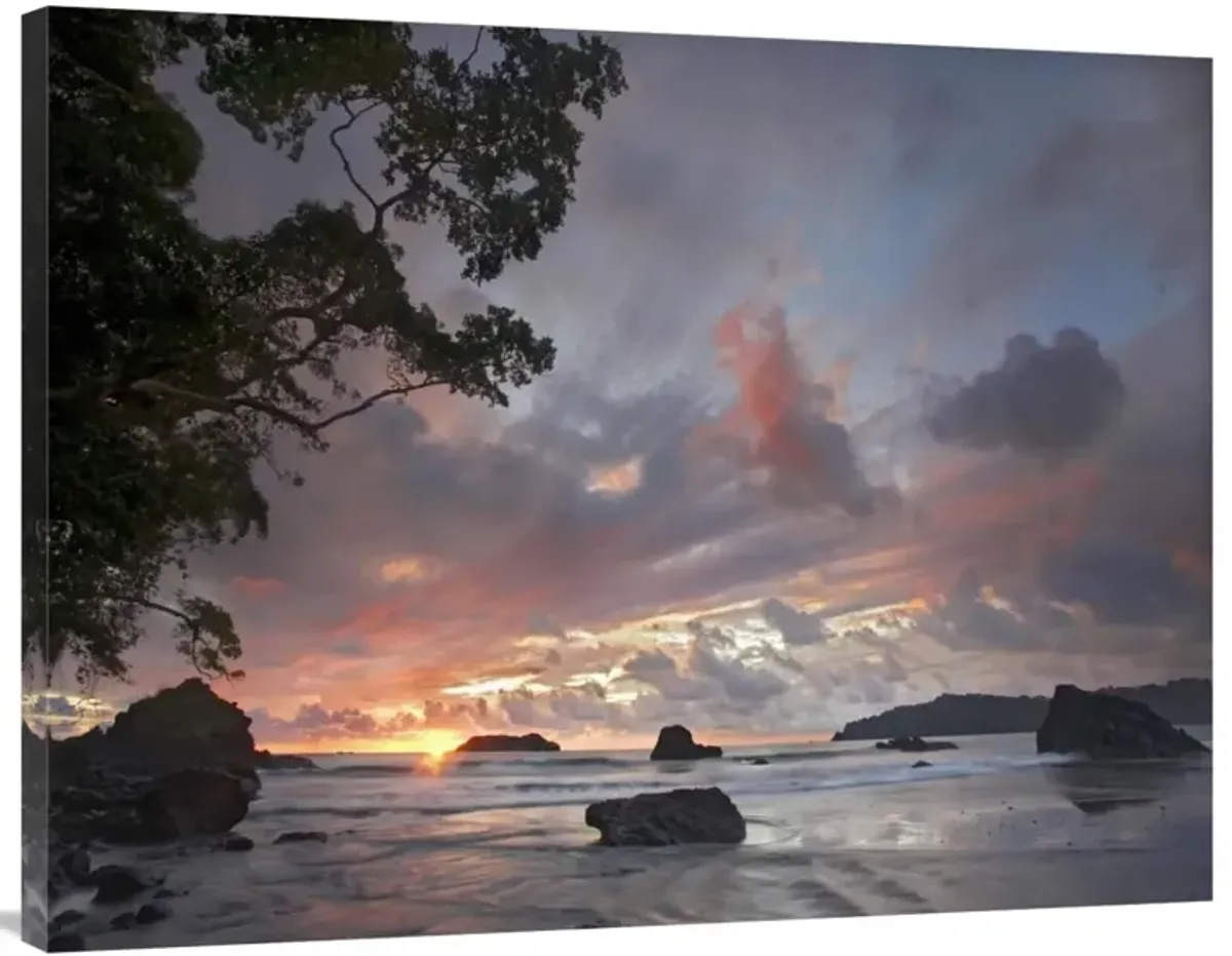 Beach and coastline, Manuel Antonio National Park, Costa Rica-Canvas Art-40x30