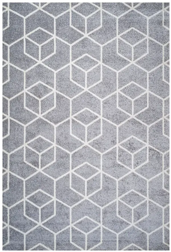 Tumbling Blocks Modern Geometric Area Rug