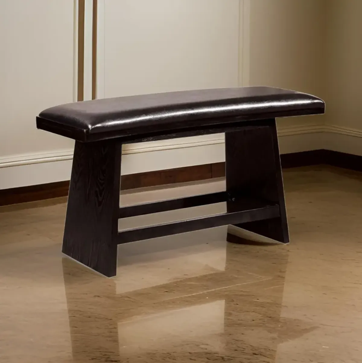 Hurley Modern Style Counter Height Bench-Benzara