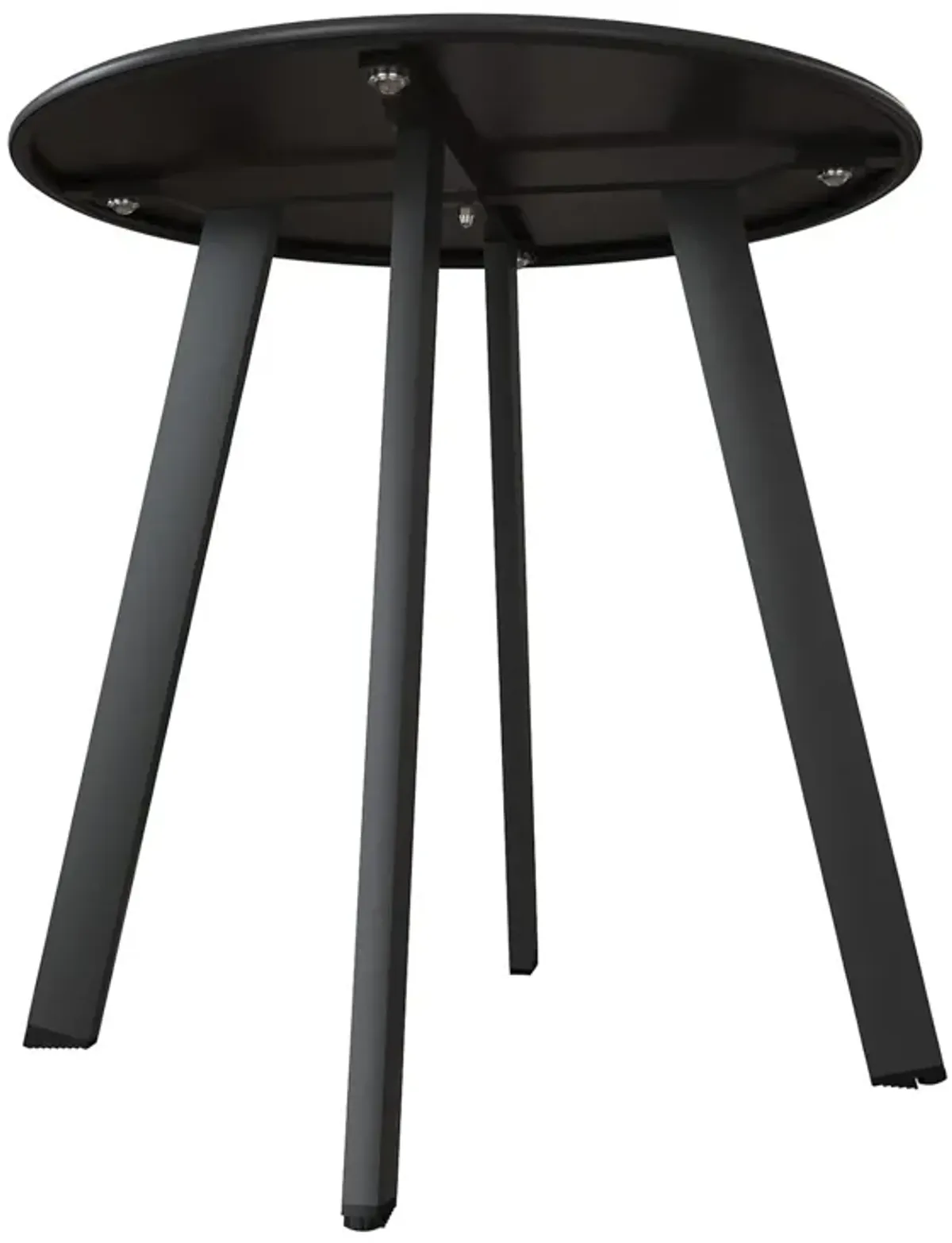 Mondawe Outdoor Side Table,Galvanized Iron Coated Finish,Adjustable Foot Pads,Rust And UV Resistant
