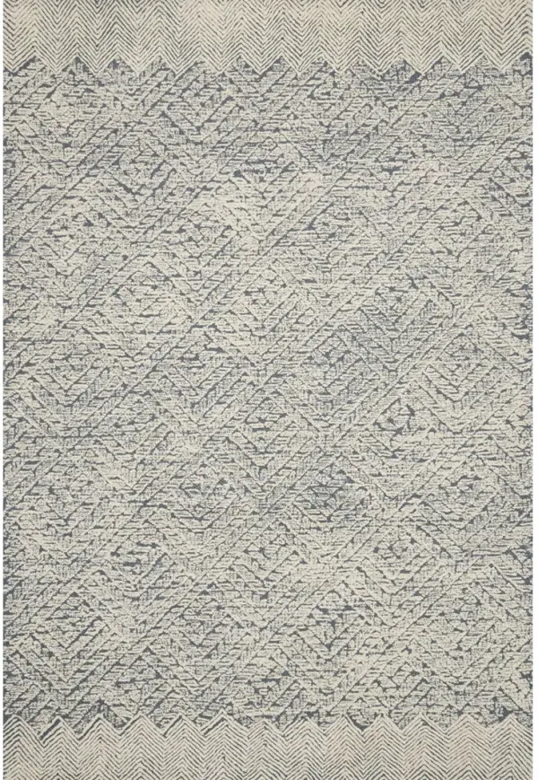 Kopa KO05 Blue/Ivory 2'6" x 7'6" Rug by ED by Ellen DeGeneres