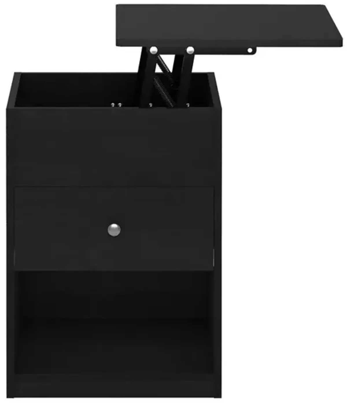 Furinno Jensen Lift Top Nightstand, Americano