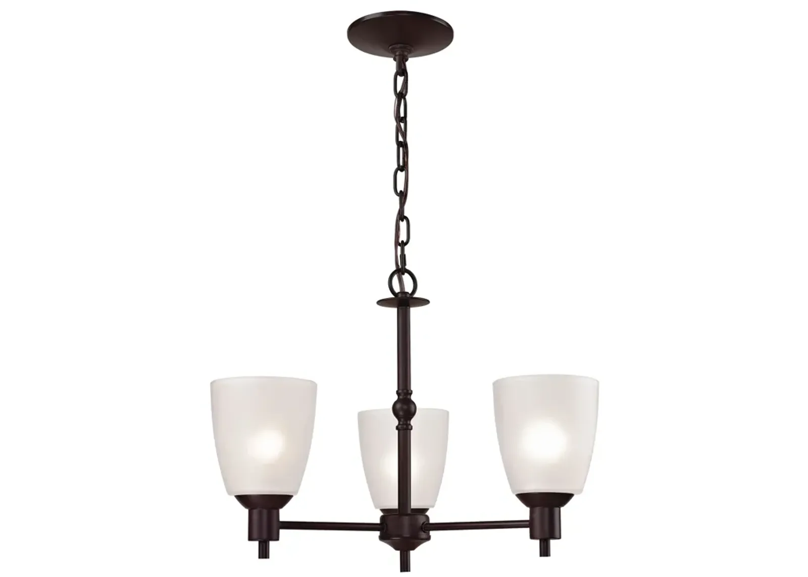 Bronze Jackson 20'' Wide 3-Light Chandelier