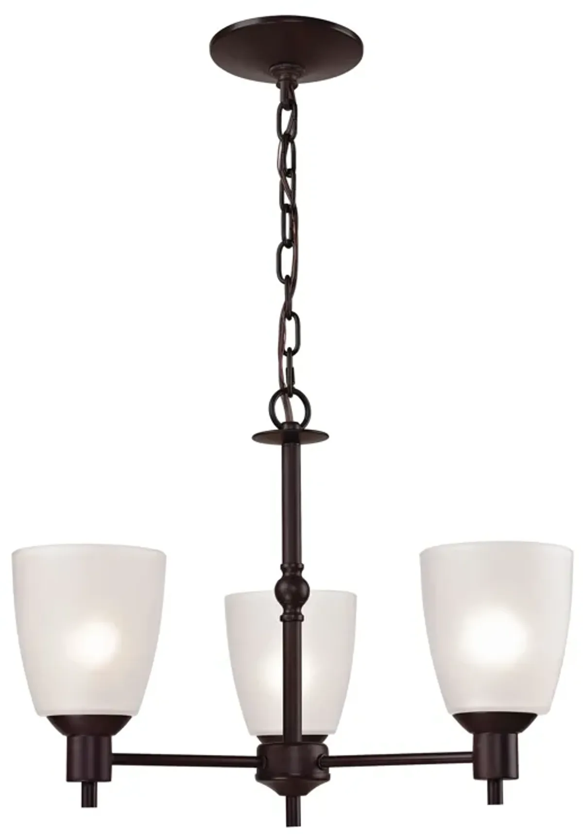 Bronze Jackson 20'' Wide 3-Light Chandelier