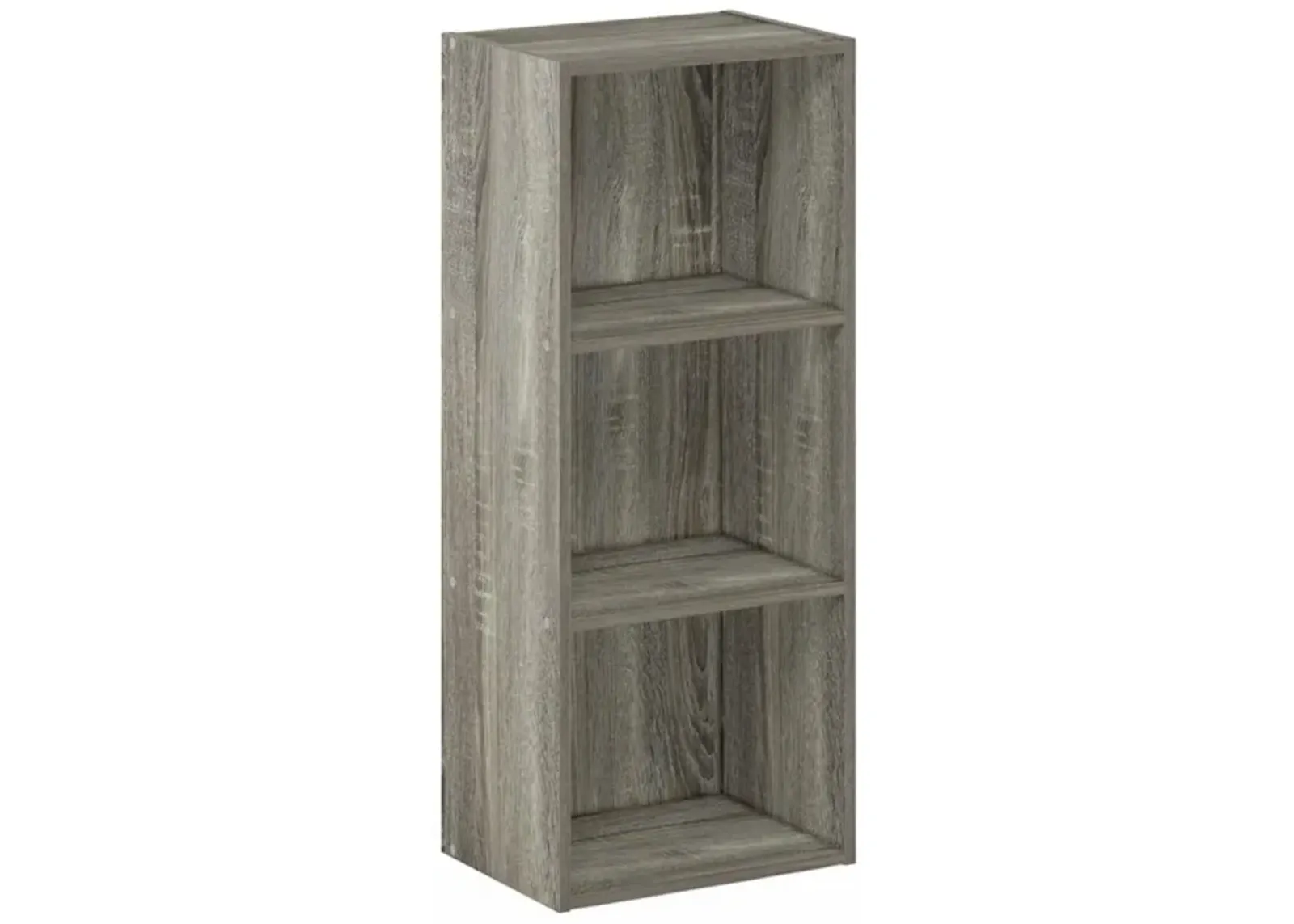 Furinno Luder Bookcase / Book / Storage , 3-Tier, Frenck Oak