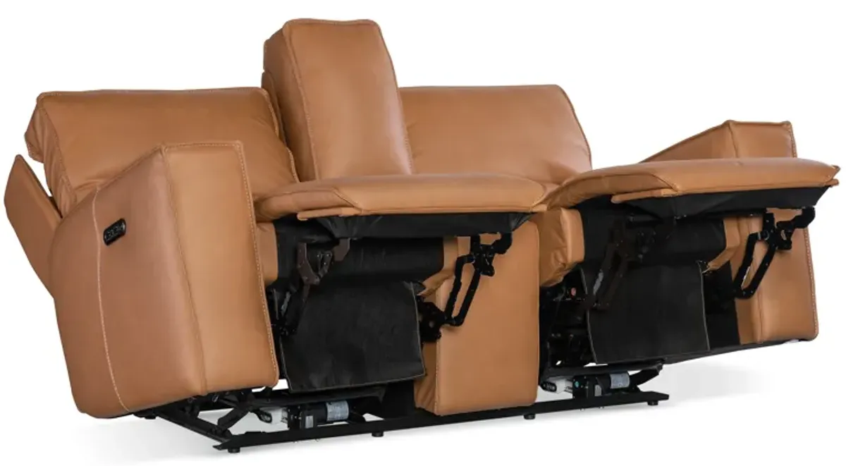 Miles Zero Gravity Power Console Loveseat with Power Headrest