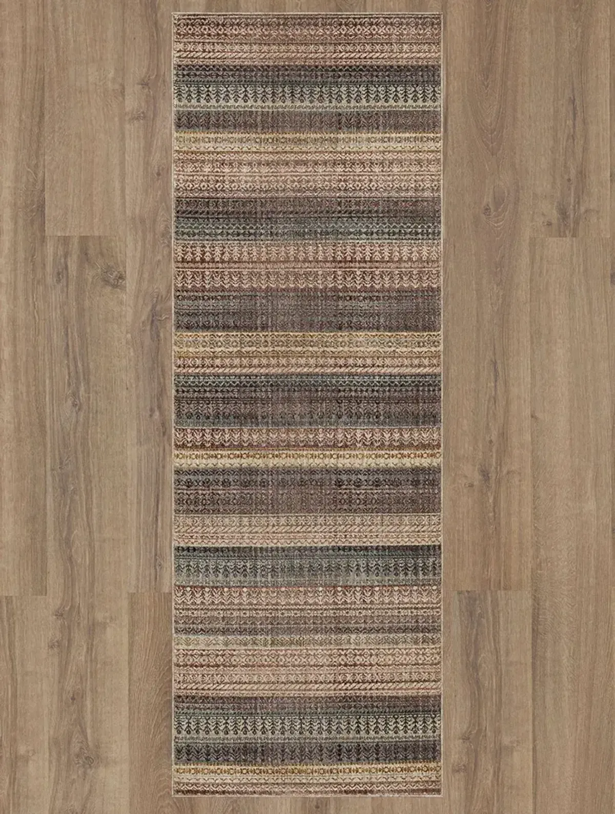 Echo Caprice gray 2' 7" X 7' 3" Rug