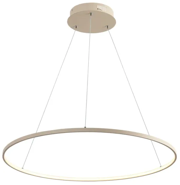 Brice Modern Contemporary Metal Round Dimmable Integrated LED Pendant