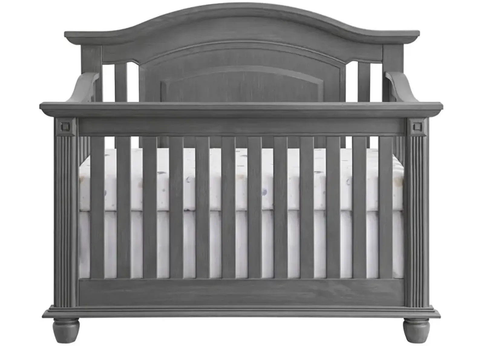 Oxford Baby London Lane 4 In 1 Convertible Crib Arctic Gray