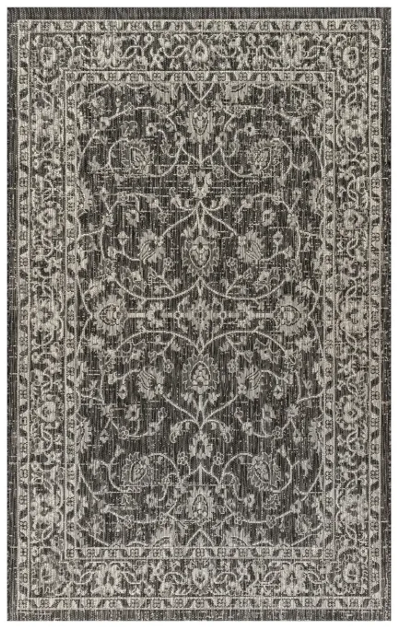 Palazzo Vine and Border Textured Weave Indoor/Outdoor Area Rug