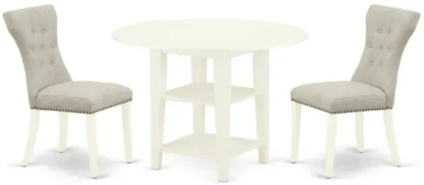 Dining Room Set Linen White