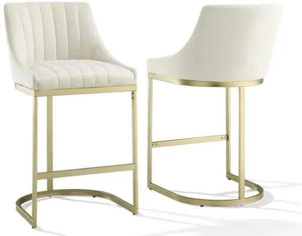 Esme 2-Piece Counter Height Bar Stool Set