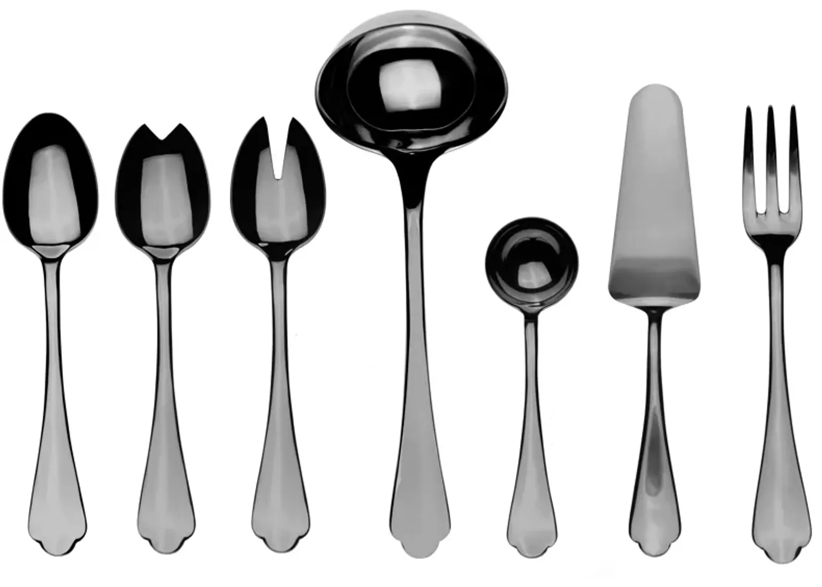 Dolce Vita Black Gold Serving 7 Pieces