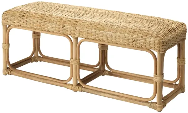 Avery Rattan Bench