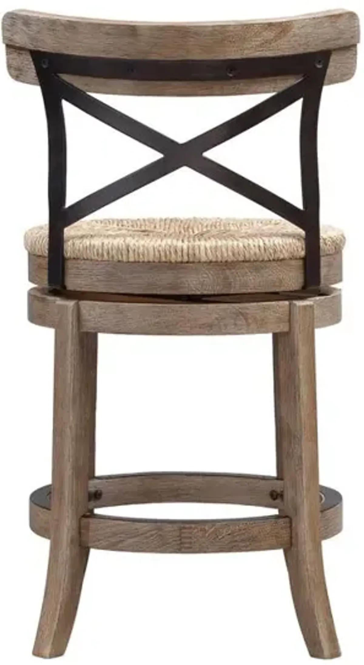 Boraam Myrtle Swivel Counter Stool - Wheat Wire-Brush