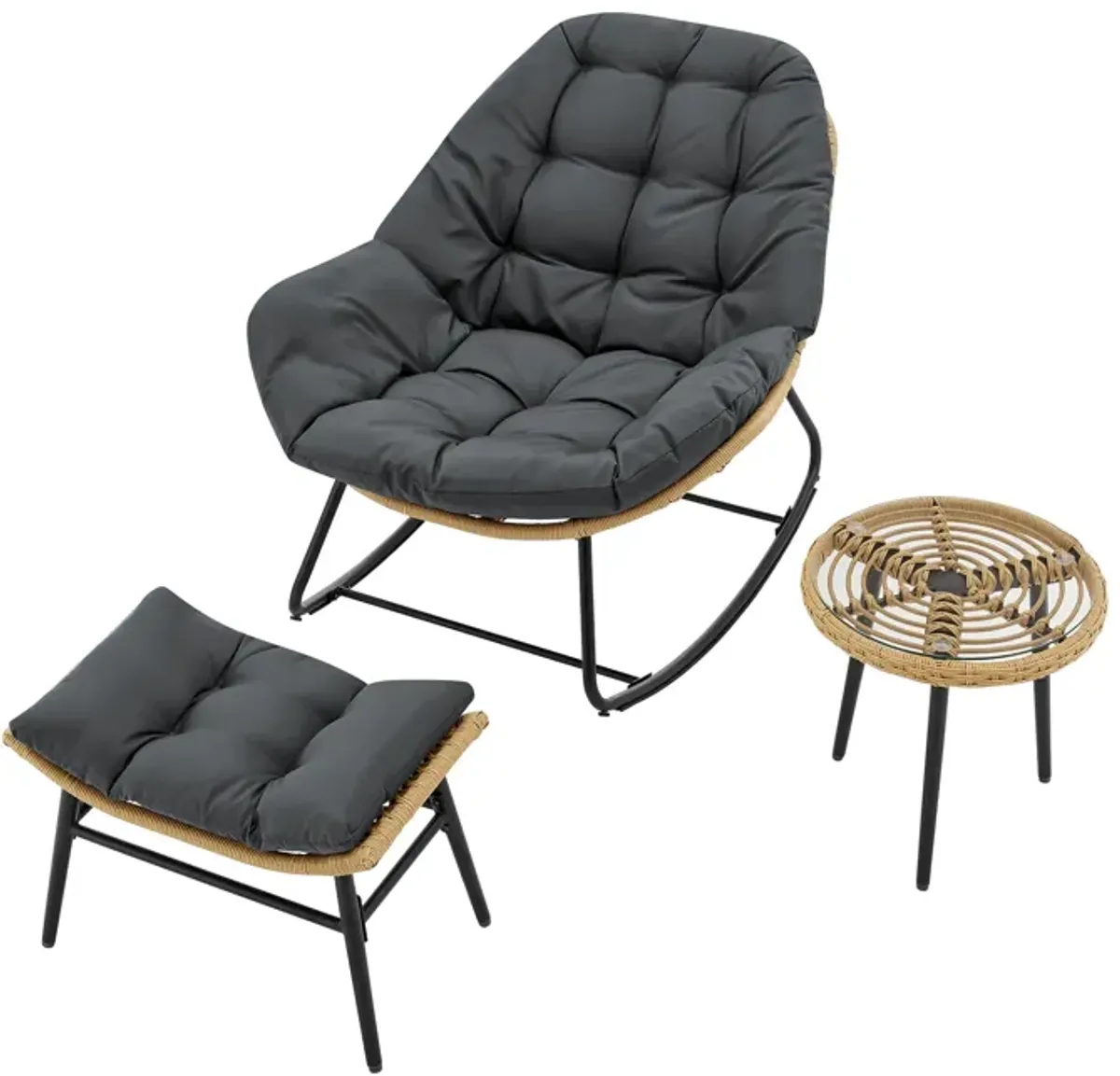 Benson Gray 6-Piece Patio Set