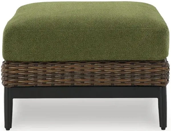 Horizon Hall Outdoor Ottoman with Cushion