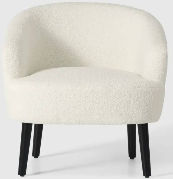 WestinTrends 29" Wide Mid Century Modern Club Barrel Accent Armchair