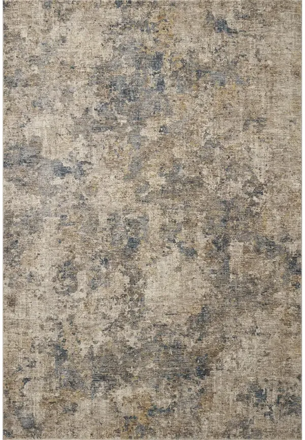 Gaia GAA03 Taupe/Denim 5' x 7'8" Rug