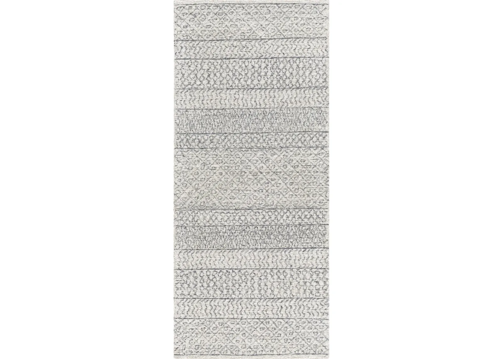 Maroc MAR-2301 3' x 12' Gray Rug