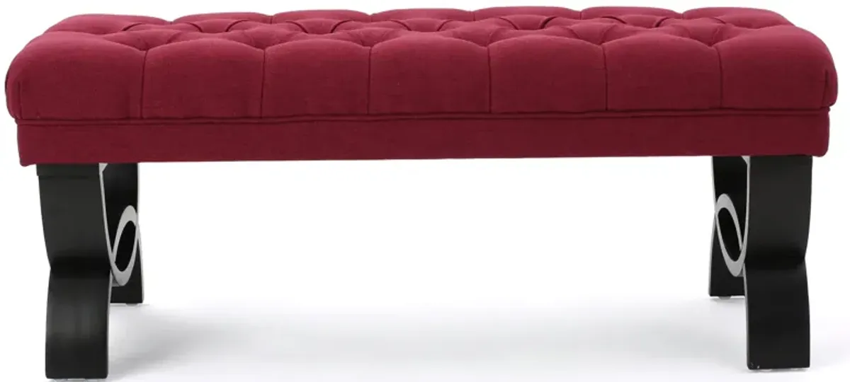 Merax Button Tufted Ottoman Bench