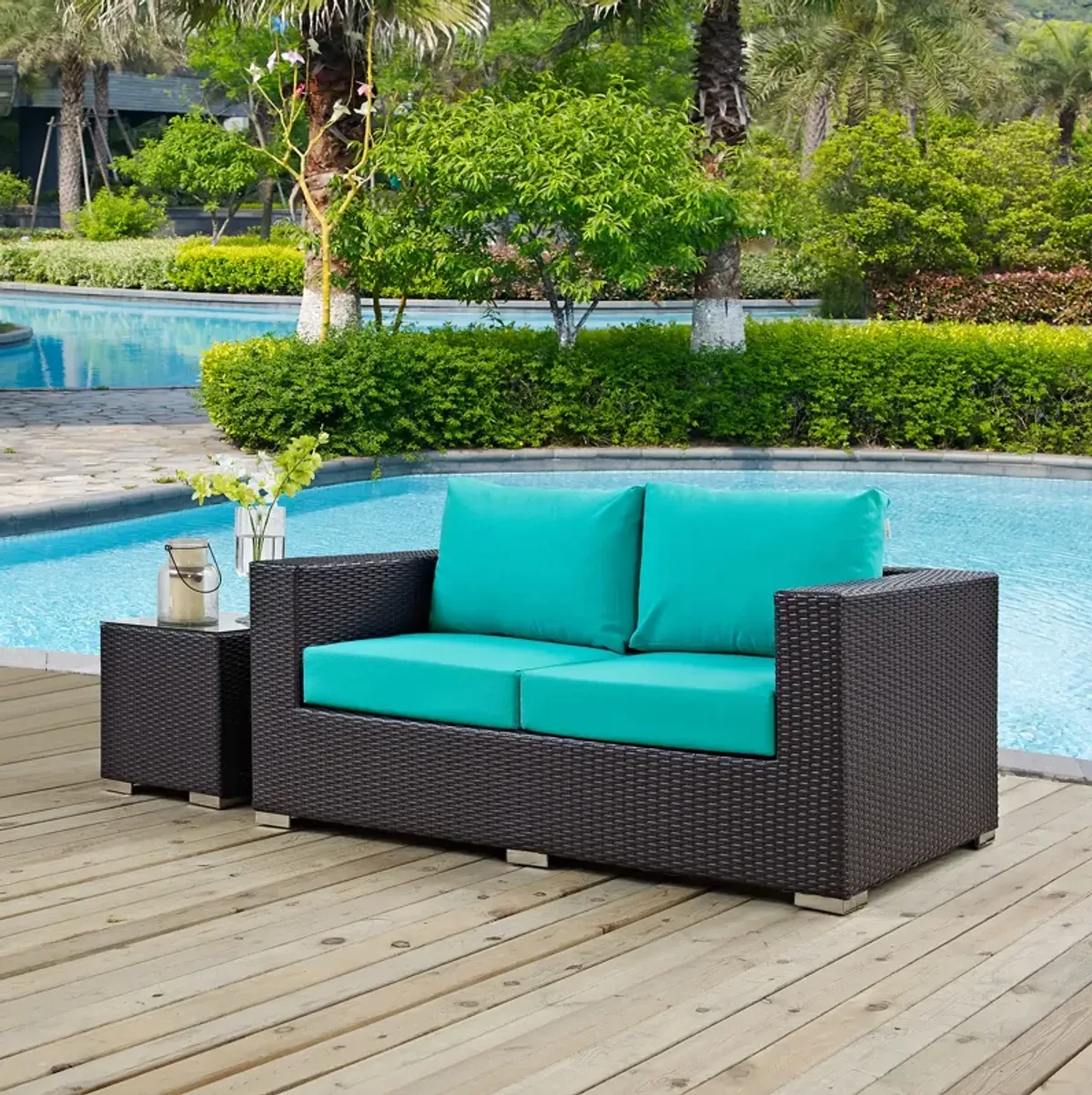 Modway - Convene Outdoor Patio Loveseat