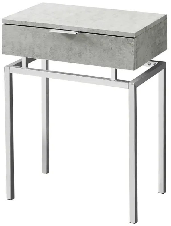 Hivvago 24 inch Modern End Table 1 Drawer Nightstand