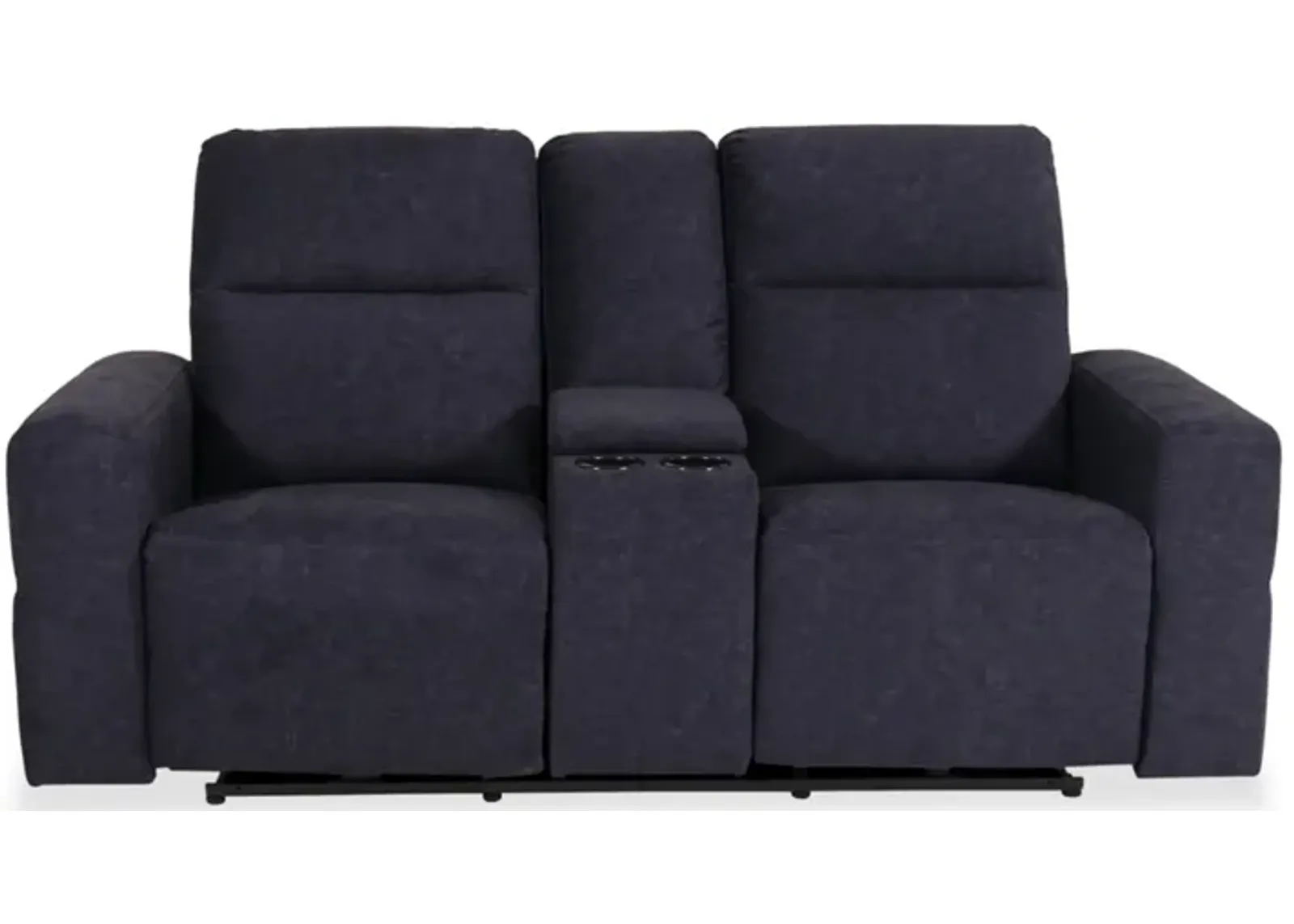 Denim Power Loveseat