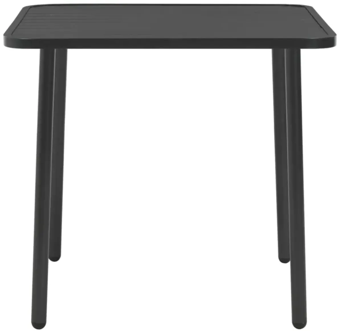 vidaXL Garden Table Dark Grey 31.5"x31.5"x28.3" Steel