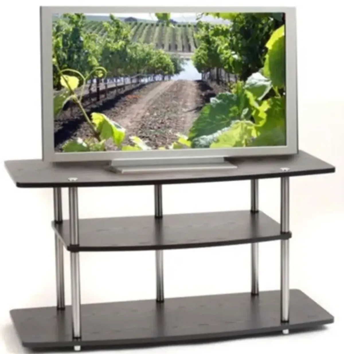 Hivvago Black 42-Inch Flat Screen TV Stand